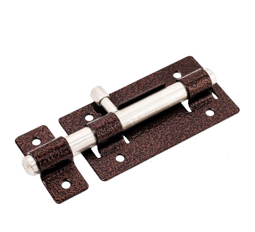 Секрет Засов дверной  ЗД-01 круглый  медь 4630007004204