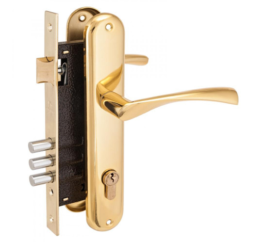 АЛЛЮР Замок врез 0203 GР латунь 4607117778806