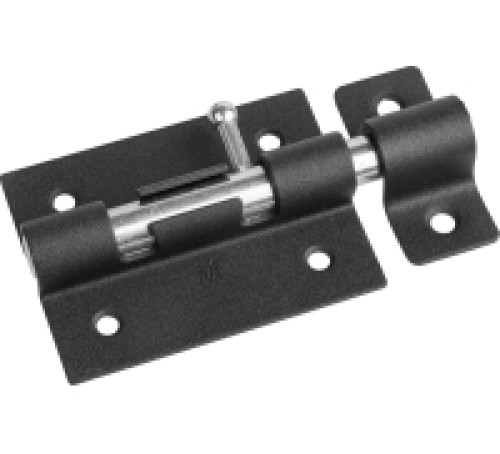 Задвижка двер ЗД-07 полимер черный 14660214392006