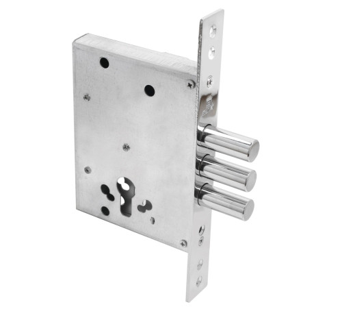 БУЛАТ Замок врезной   ЗВ1-3(16)60.00.08 хром  без цм