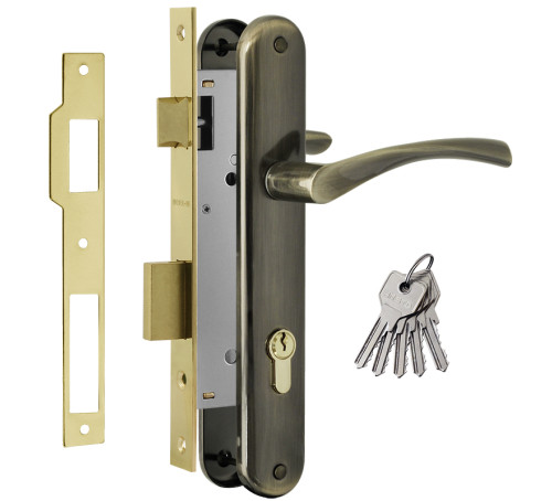 Нора М Замок врез N100-85М ст бронза 4606555034758