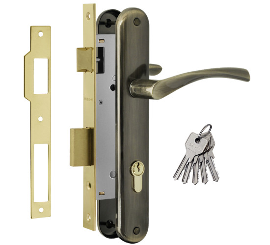 Нора М Замок врез N100-85М ст бронза 4606555034758