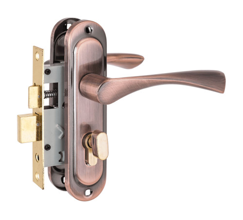 Стандарт Замок врез с руч 103/50В АС вертушка ст. медь 4640001794667