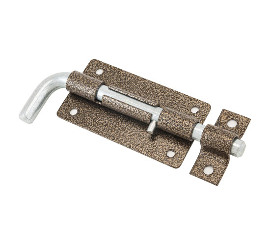 Секрет Засов дверной  ЗД-10 бронза 120мм 4630007000329