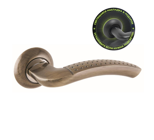 Аллюр Комплект ручек АРТ  Фостер 1600 АВ ст бронза 4660041984187