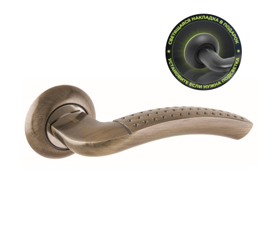 Аллюр Комплект ручек АРТ  Фостер 1600 АВ ст бронза 4660041984187