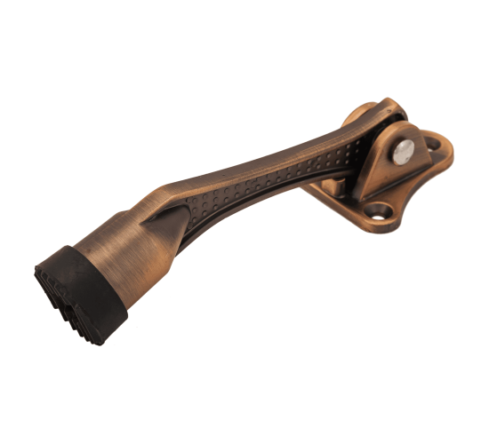 Аллюр фиксатор дверной КН-130 BR бронза 4607117773771