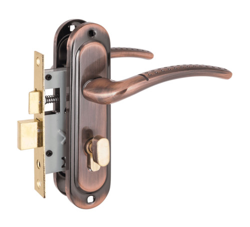 Стандарт Замок врез с руч 132/50В вертушка ст медь 4640001792779