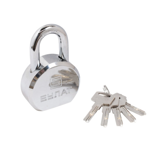 Булат Замок навес  ВС6-Т65МХ (ВС1С-865 хром) d10,5мм  5перф кл 4680143702847