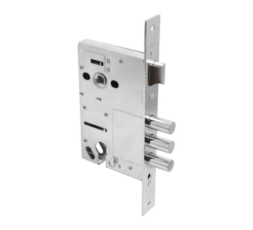 БУЛАТ Замок врезной   ЗВ4-3(14)60.85.08 хром без ручек без цм 4680143703059