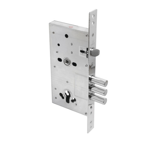 БУЛАТ Замок врезной   ЗВ4-3(16) 60.85.08 хром без ручек без цм 4680143703035
