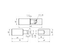 Секрет Петля гаражная инд уп с шаром под сварку 40*140 (4) Секрет Петля гаражная инд уп с шаром под сварку 40*140 (4)