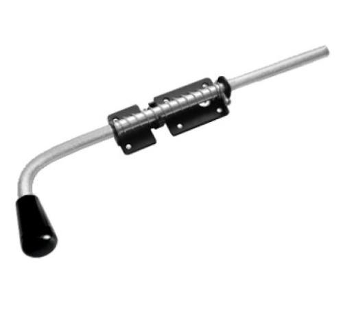 Домарт Засов с пружиной  400мм d-16 мм черный 4620007783223