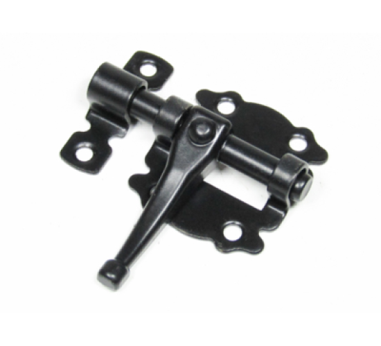 NOEZ Задвижка дверная  ЗН-40-SL Декор черная мат 4627073486508