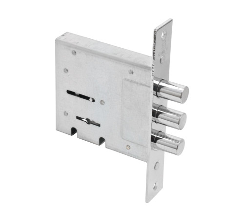 БУЛАТ Замок врезной  сувальдный ЗВ8-6.60.00.3(14)08 хром бо бнакл 5кл  4680143703028