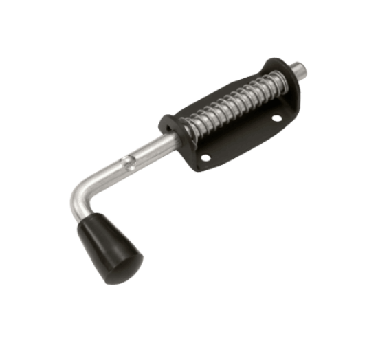 Домарт Засов пружинный (90) 190мм мод2 d-13мм черный 4620031746775