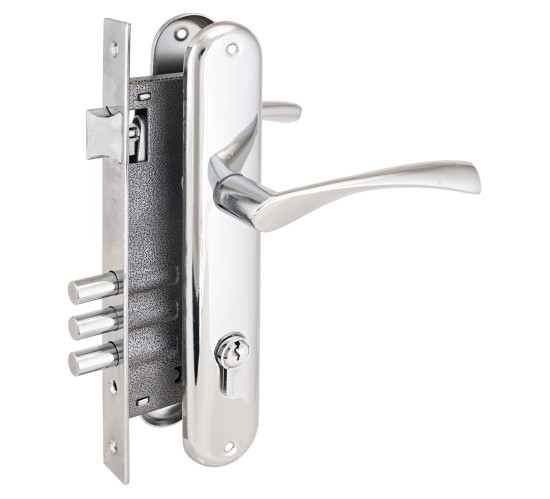 АЛЛЮР Замок врез 0203 СР хром 4607117778813