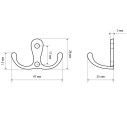 Стандарт  Крючок-вешалка 002 СР хром 4607117773795