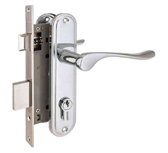 АЛЛЮР Замок врез 127/1 с руч хром 4640001792755