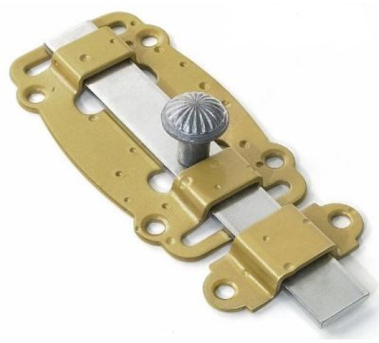 NOEZ Задвижка дв плоская ЗД-100ПЛ S зол мет/цинк 4627073481572