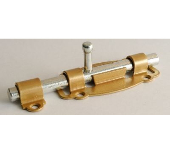 NOEZ Задвижка дверная  ЗД-100 КР SL зол мет/цинк 4627073481527