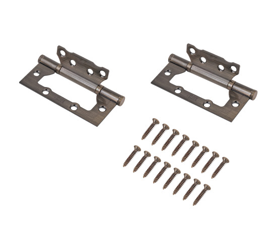 MCL  Петля  накладная  4*3*2мм-АВ бронза 2шт 4660041983487