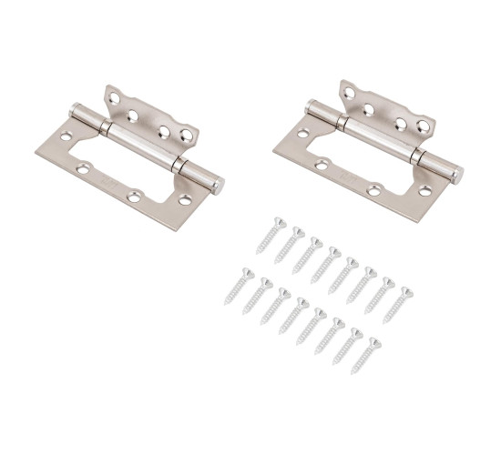 MCL  Петля  накладная  4*3*2мм-SN мат никель 2шт 4660041983470