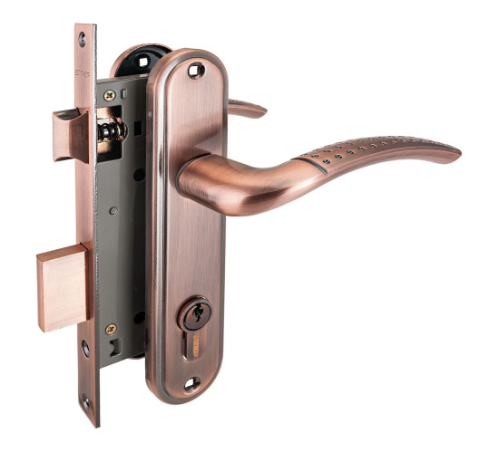 АЛЛЮР Замок врез 132/1 с руч ст. медь 4640001792779