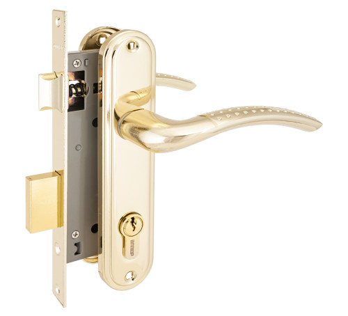 АЛЛЮР Замок врез 132/1 с руч латунь 4640001792786