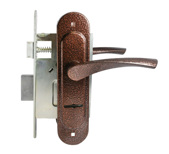 Птишмаш  Замок врез ЗВ9-4-07 ЗВ9-0623с пружиной  медь 4627113827162