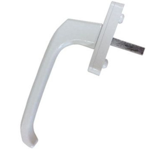 Ручка для пласт окон ИРИС (HERMO) штифт 35мм белая 4680143715588