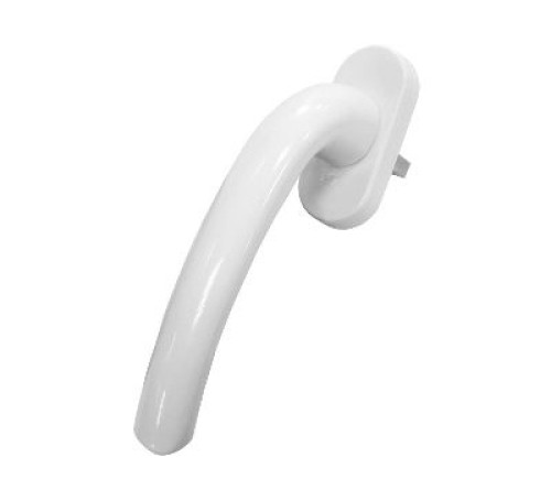 Ручка для пласт окон Луна (HОРА) штифт 35мм белая упак 4660041985719