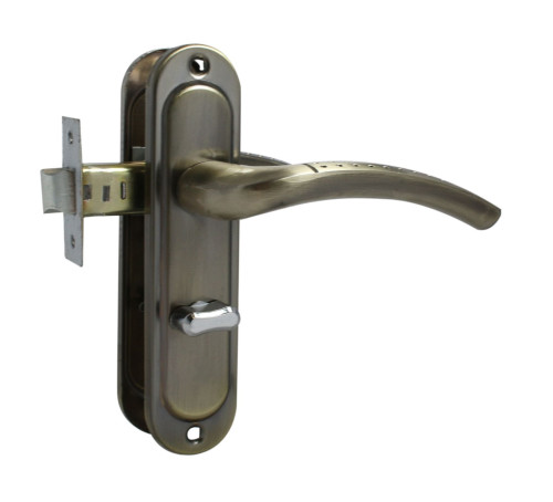 Защелка Стандарт ЗЩД 13250 R  АВ правая с фикс бронза 4670042052266