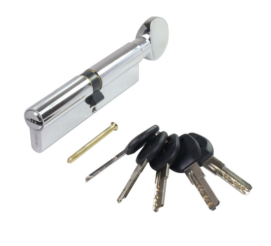 АЛЛЮР Цилиндр механизм HD FG 110-5K СP (50*10*50G) хром  верт  перф 4670042052907