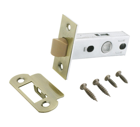 Аллюр Защелка АРТ L45-8-Р пластик  АВ ст бронза 4670042053003