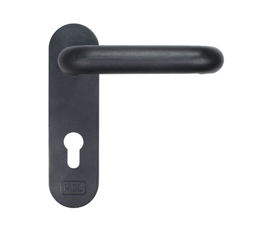 MCL Комплект ручек РН-7201П черные с пруж для противопож замков 4630098150194