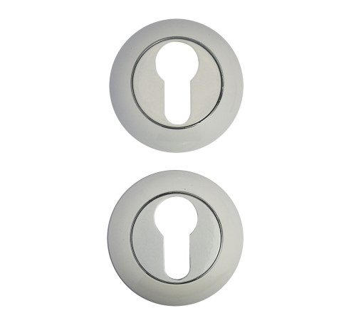 Аллюр Накладка на цилиндр  АРТ ЕТ-R1 WCP белыяхром 4670042051801