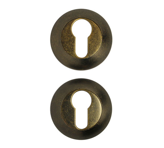 Аллюр Накладка на цилиндр  АРТ ЕТ-R1 OВОВ сост бронза 4670042051825