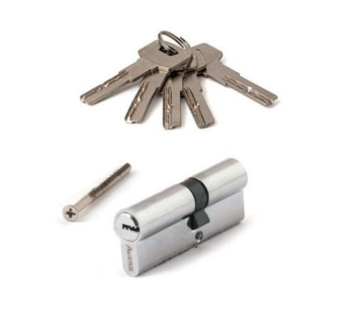 Аверс Цилиндр. механизм ZM-80-CR хром ключ/ключ 4603869073060