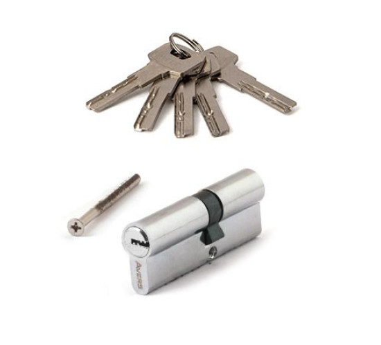 Аверс Цилиндр. механизм ZM-80(35*45)-CR хром ключ/ключ 4603869073084