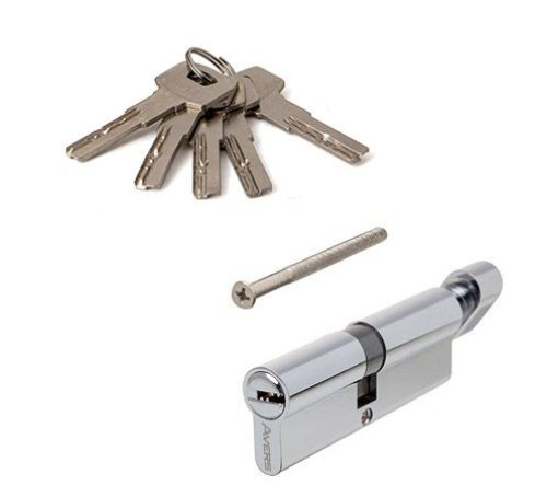 Аверс Цилиндр. механизм ZM-90-C-CR хром ключ/верт 4603869075729