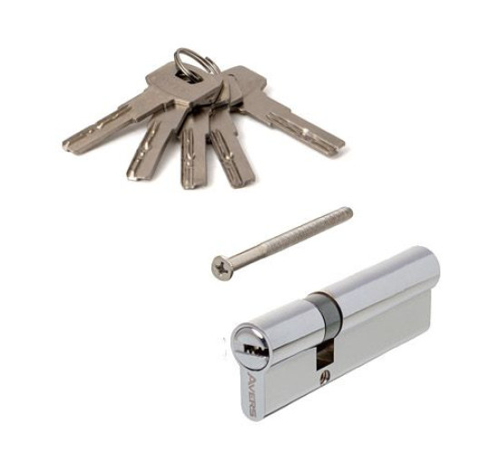 Аверс Цилиндр. механизм ZM-90 (35*55)-CR хром ключ/ключ 4603869075682