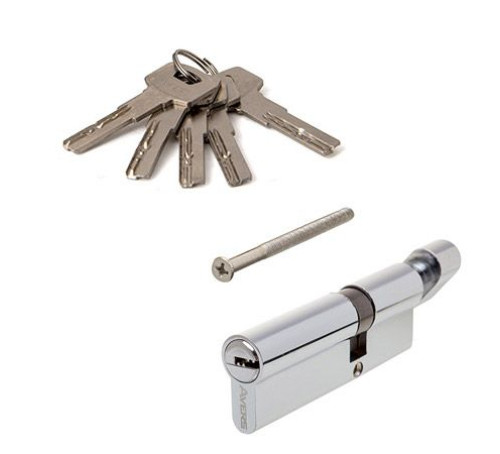 Аверс Цилиндр. механизм ZM-90 (35С*55)-C-CR хром ключ/верт