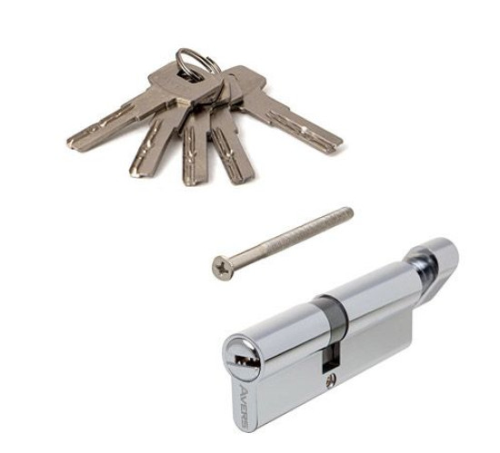 Аверс Цилиндр. механизм ZM-90(40*50С)-C-CR хром ключ/верт 4603869075705