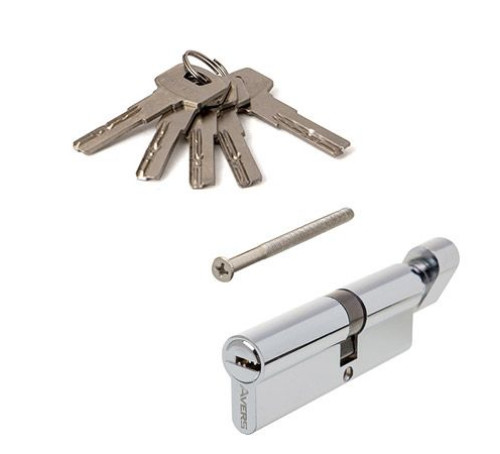 Аверс Цилиндр. механизм ZM-90(40С*50)-C-CR хром ключ/верт 4603869075712