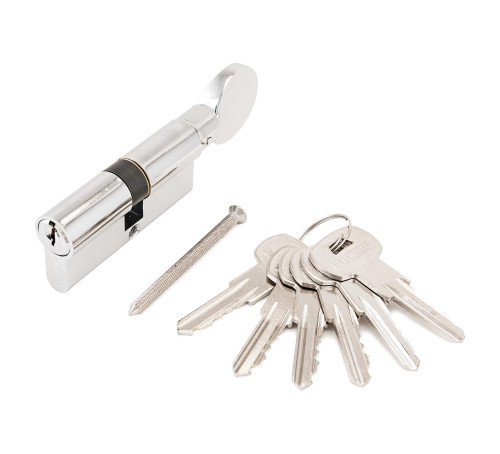 АЛЛЮР Цилиндр. механизм AG 70-6K CP хром вертушка 4607117777861