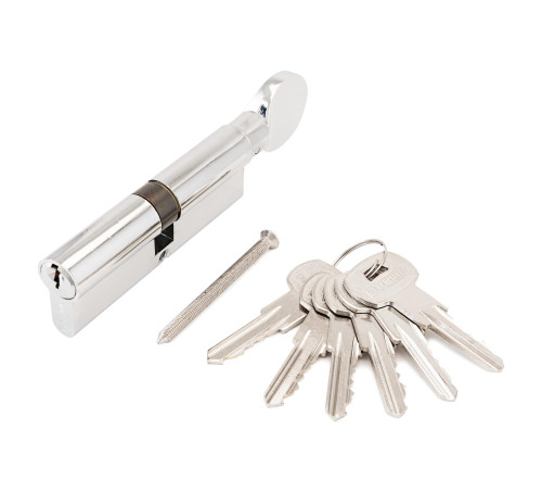 АЛЛЮР Цилиндр. механизм AG 80-6K CP хром вертушка 4607117777908