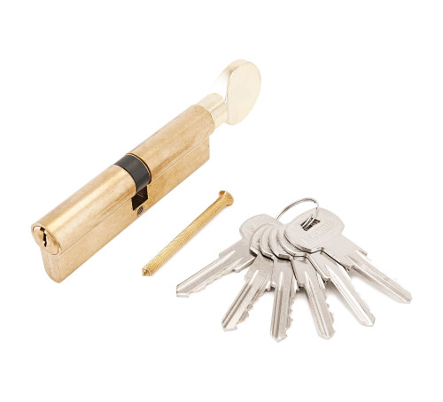 АЛЛЮР Цилиндр. механизм AG 80-6K ВP латунь вертушка 4607117777922