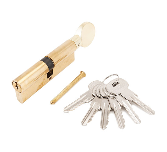 АЛЛЮР Цилиндр. механизм AG 90-6K ВP латунь вертушка 4607117777960