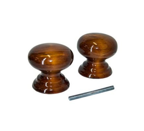 Ручка кнопка ЙО-Карельская береза фигурн